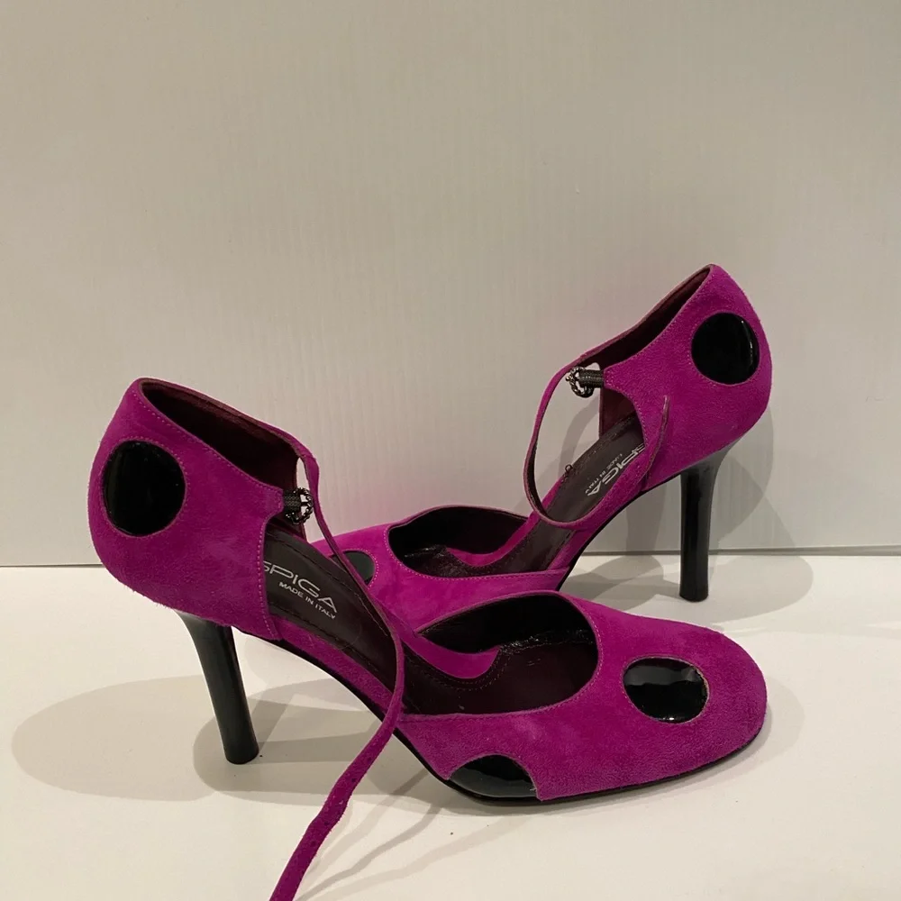 Via Spiga pink suede heels - Picture 3 of 4